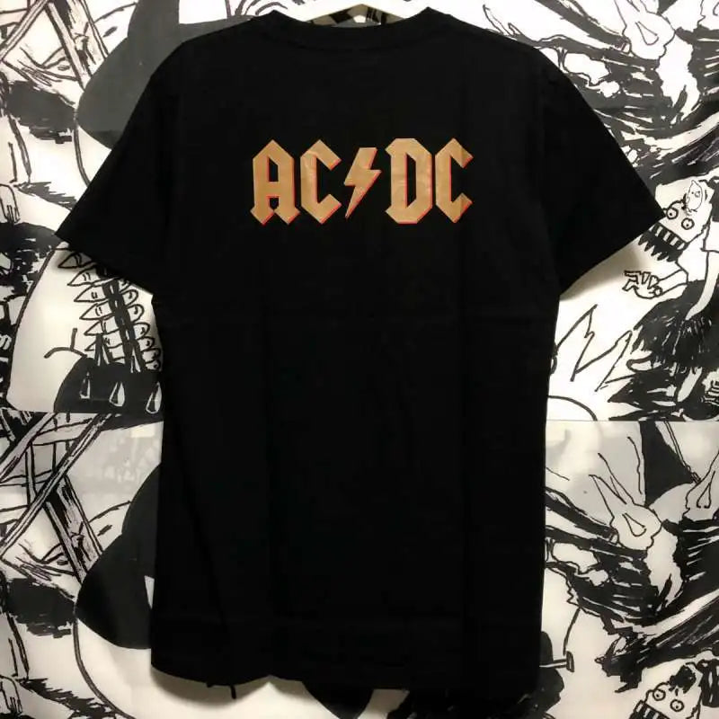 AC/DC Rock Band Street Style Summer Casual T-Shirt