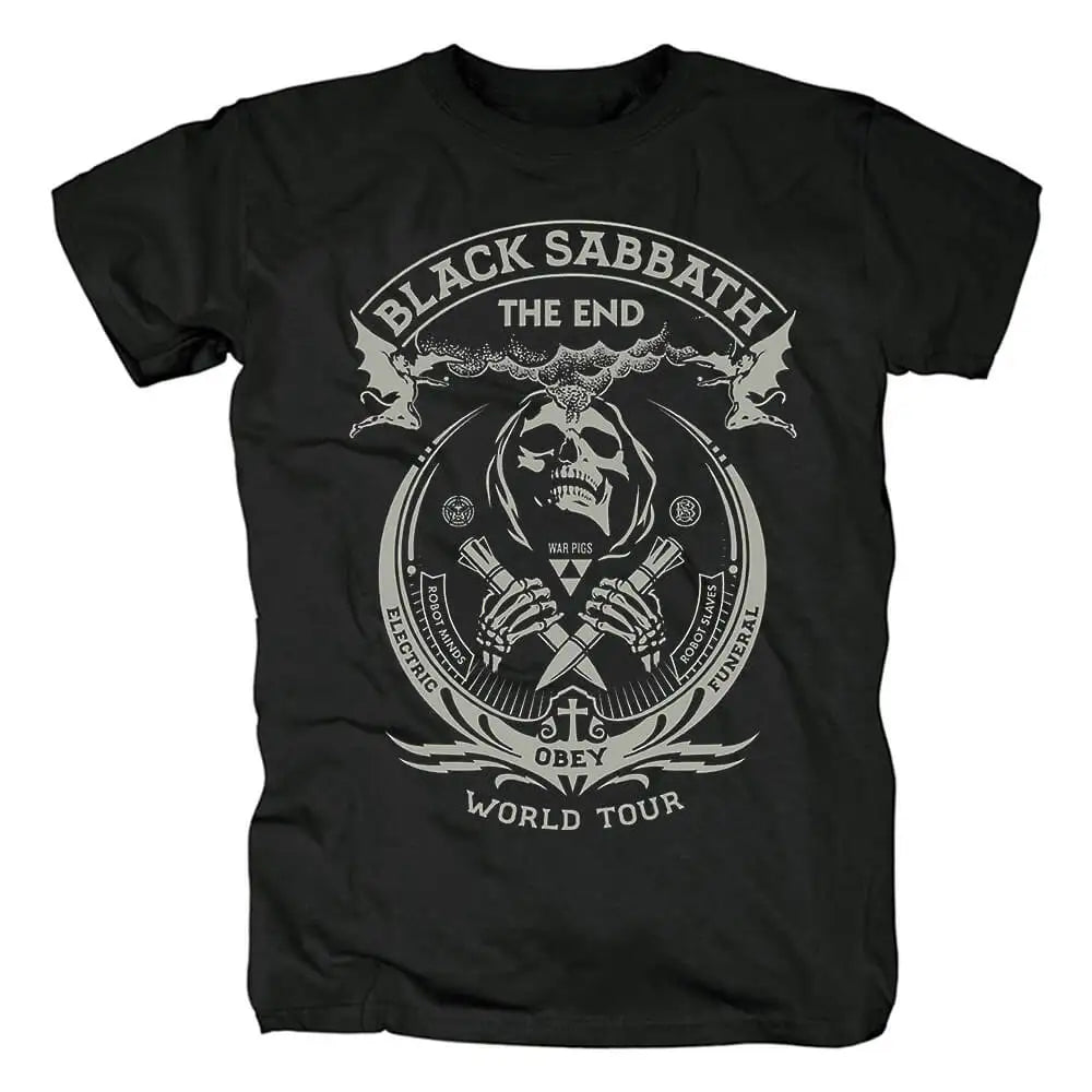 Black Sabbath Retro Punk Rock Band T-Shirt