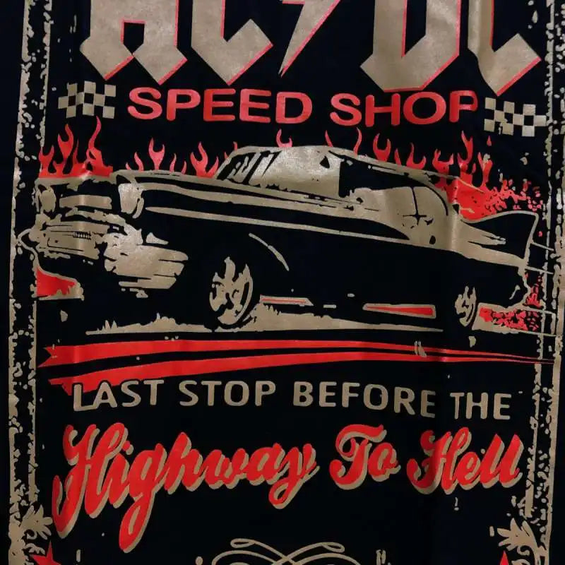 AC/DC Rock Band Street Style Summer Casual T-Shirt