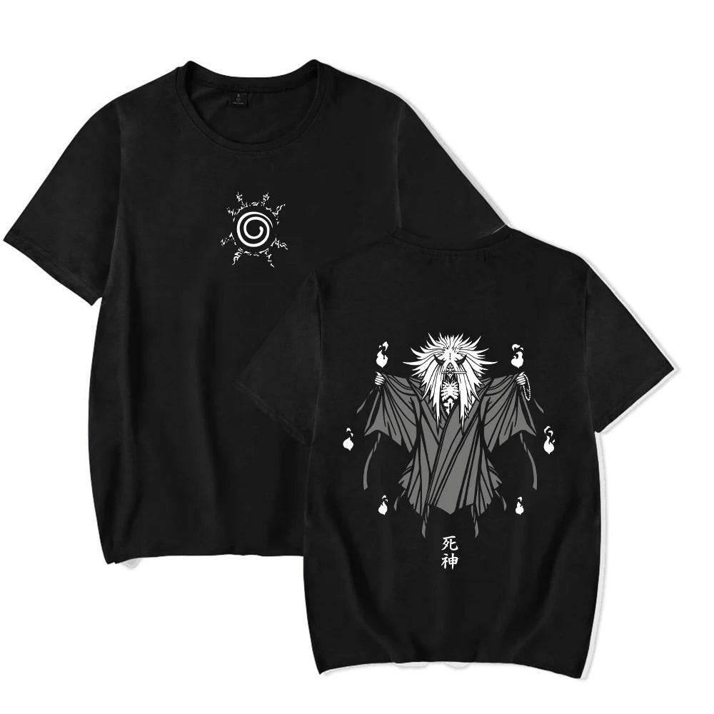 Harajuku Vintage Washed T Shirts Death Note Anime Graphic Printing T Shirt Oversize Cotton Fashion Streetwear Unisex Top Tee