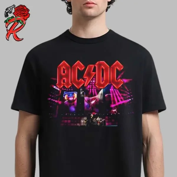 AC/DC 2025 Tour Poster Tee Unisex Shirt