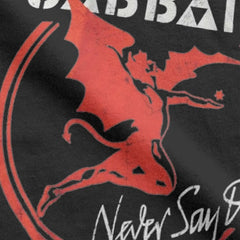 Men’s Black Cool Sabbaths Cotton Short Sleeve Tee