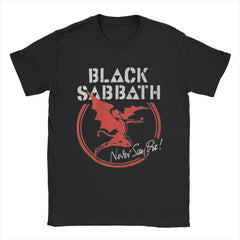 Men’s Black Cool Sabbaths Cotton Short Sleeve Tee