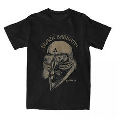 Black Sabbath Tour T-Shirt Unisex Rock Cotton Tee