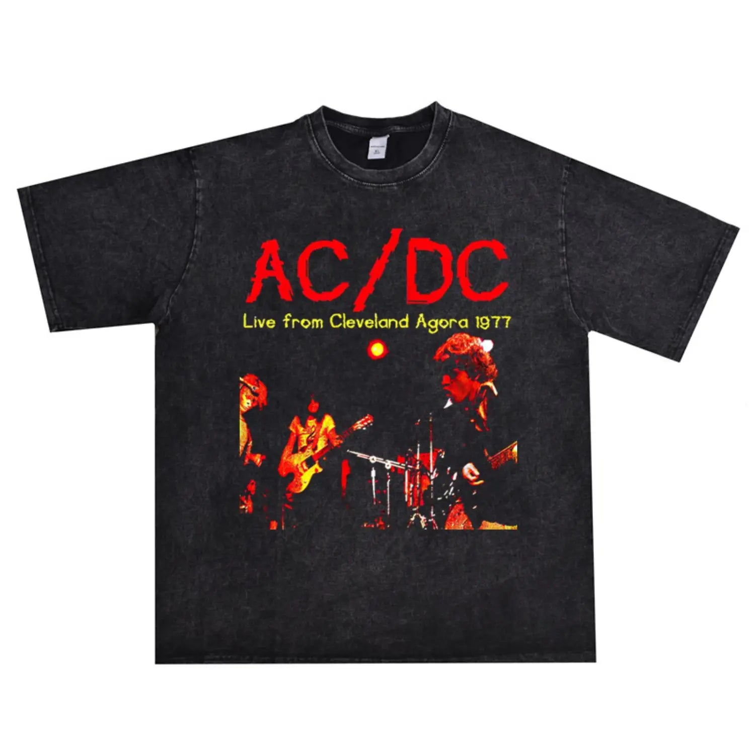 ACDC Rock Band Cotton T-Shirt Luxury Print