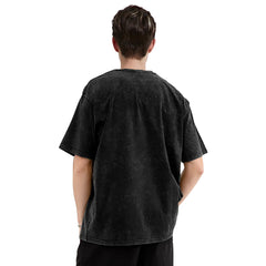 Harajuku Washed Shirt Death Horror Note Merch Fashion T-Shirts Streetwear Short Sleeve Summer Tee Shirt