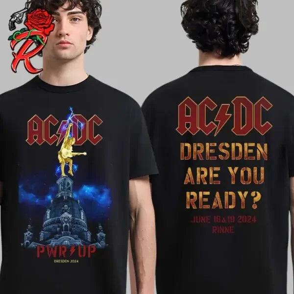 AC/DC 2025 Tour Poster Tee Unisex Shirt