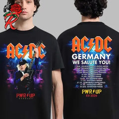 AC/DC 2025 Tour Poster Tee Unisex Shirt
