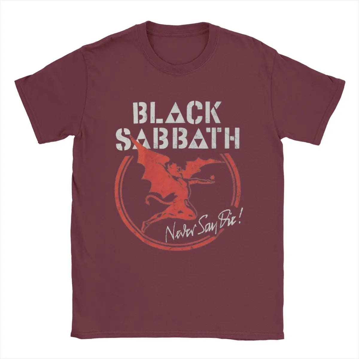 Men’s Black Cool Sabbaths Cotton Short Sleeve Tee