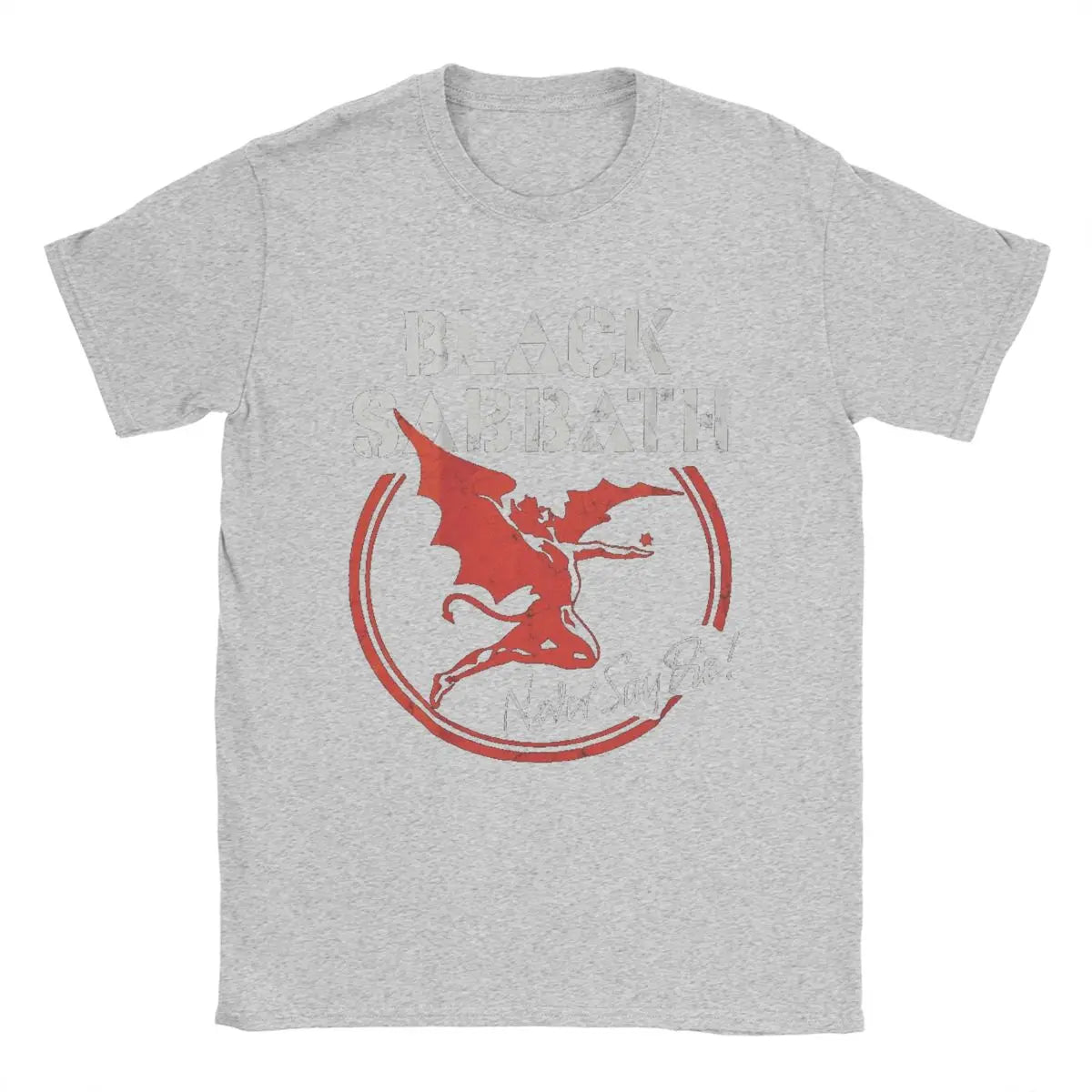 Men’s Black Cool Sabbaths Cotton Short Sleeve Tee