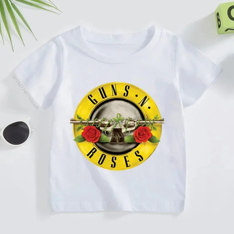 Kids Summer Guns N' Roses Rock Band Tee