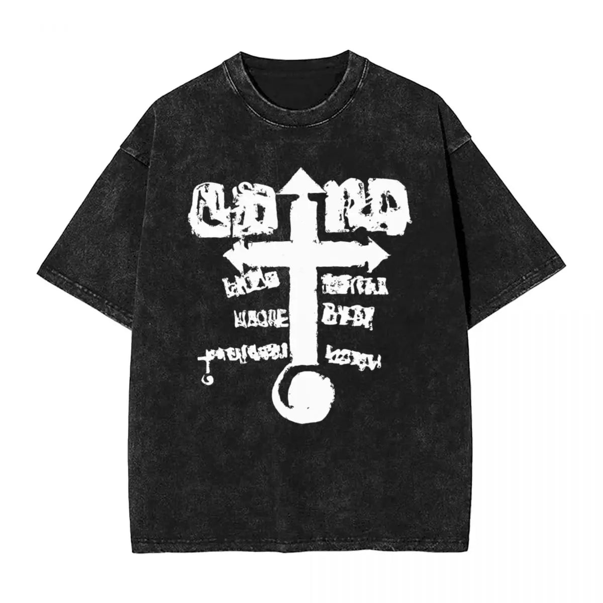 L Lawlet Japanese Death Note Anime T Shirts Hip Hop Washed Cotton Street T-Shirt Vintage Men Tops Streetwear Summer Tee Shirt