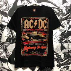 AC/DC Rock Band Street Style Summer Casual T-Shirt