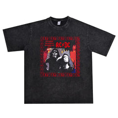ACDC Rock Band Cotton T-Shirt Luxury Print