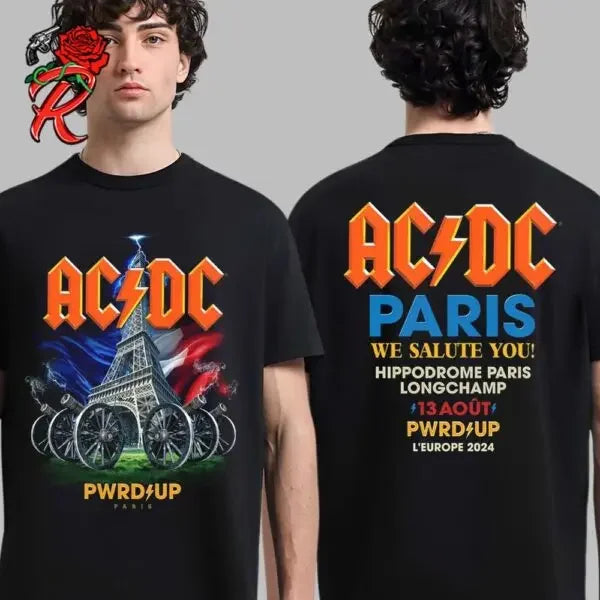 AC/DC 2025 Tour Poster Tee Unisex Shirt
